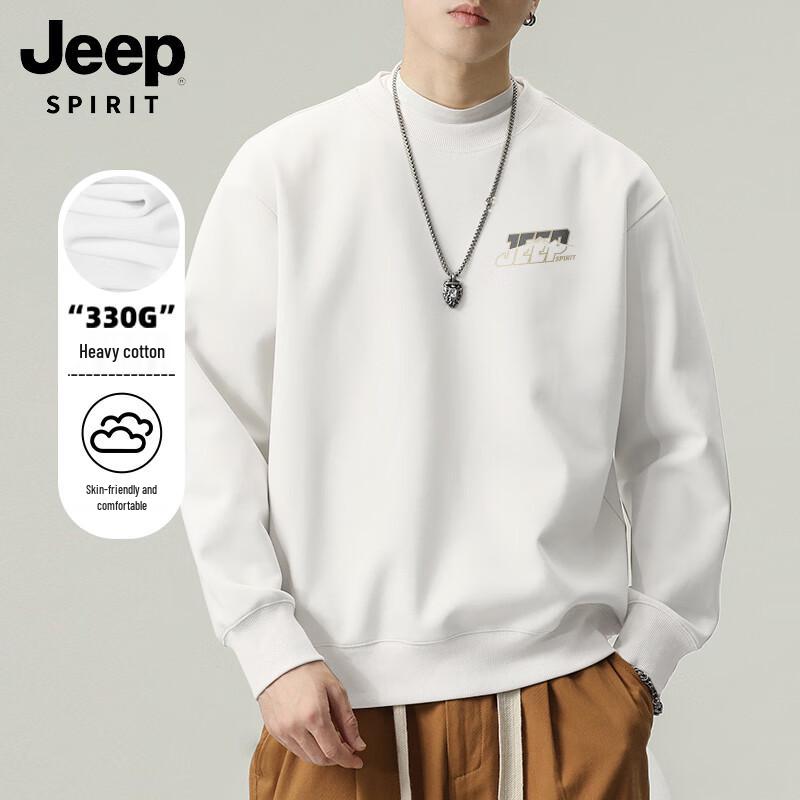 

JEEP SPIRIT Men s Fall Casual Crew Neck Sweatshirt 2XL