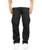 Haipeodenim Black 8-Pocket Cargo Pants