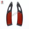 Pavarų perjungimo svirtelės prie vairo Peugeot 208 308 508 2008 3008 5008 GTi SW Allure Carbon Black Vairo rato pavarų perjungimo svirtelės priedai