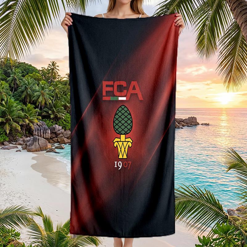 FC Augsburg FC print Quick Dry Beach Towel Microfiber Absorbent Portable Travel Swimming Towel