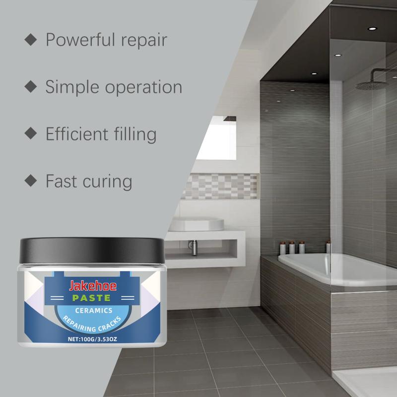 Porcelain Repair Pates Ceramic Bath Basin Fix Filler Tub Tile Repair 100G Tile Repair Agent Glue Marble Floor Tile Pit Repair