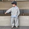 Korean Style Boys' Sweatshirt & Sweatpants Set - 2025 New Trendy Autumn Outfit for Kids
