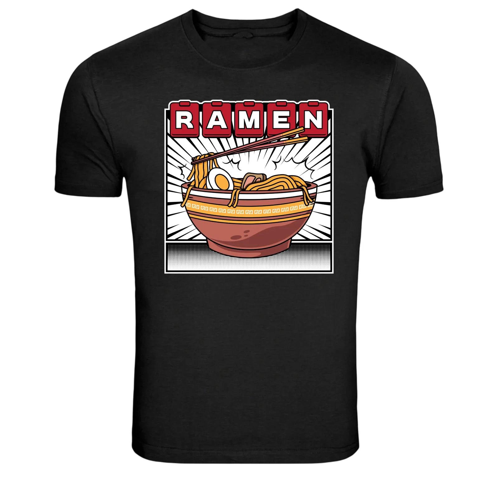 Ramen Bowl Japanese Noodles Food Lover Graphic T-Shirt S