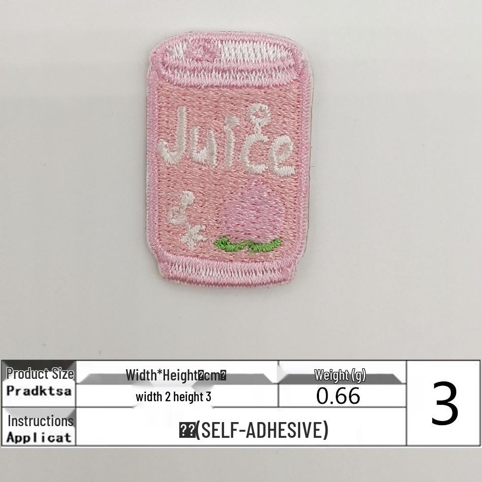 Self-adhesive Teddy Bear Embroidery Patch for DIY Clothing and Accessories