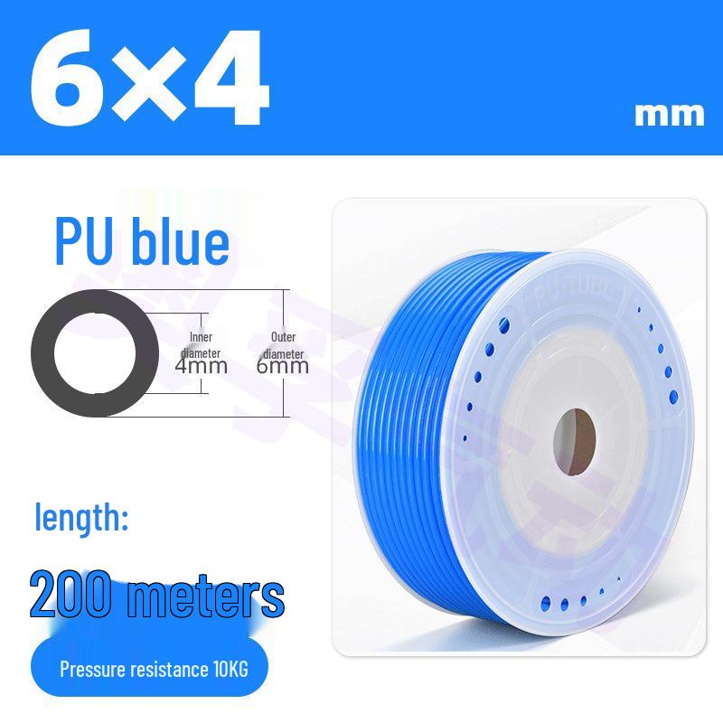 Transparent PU Air Hose for Compressors: Sizes 3-22mm