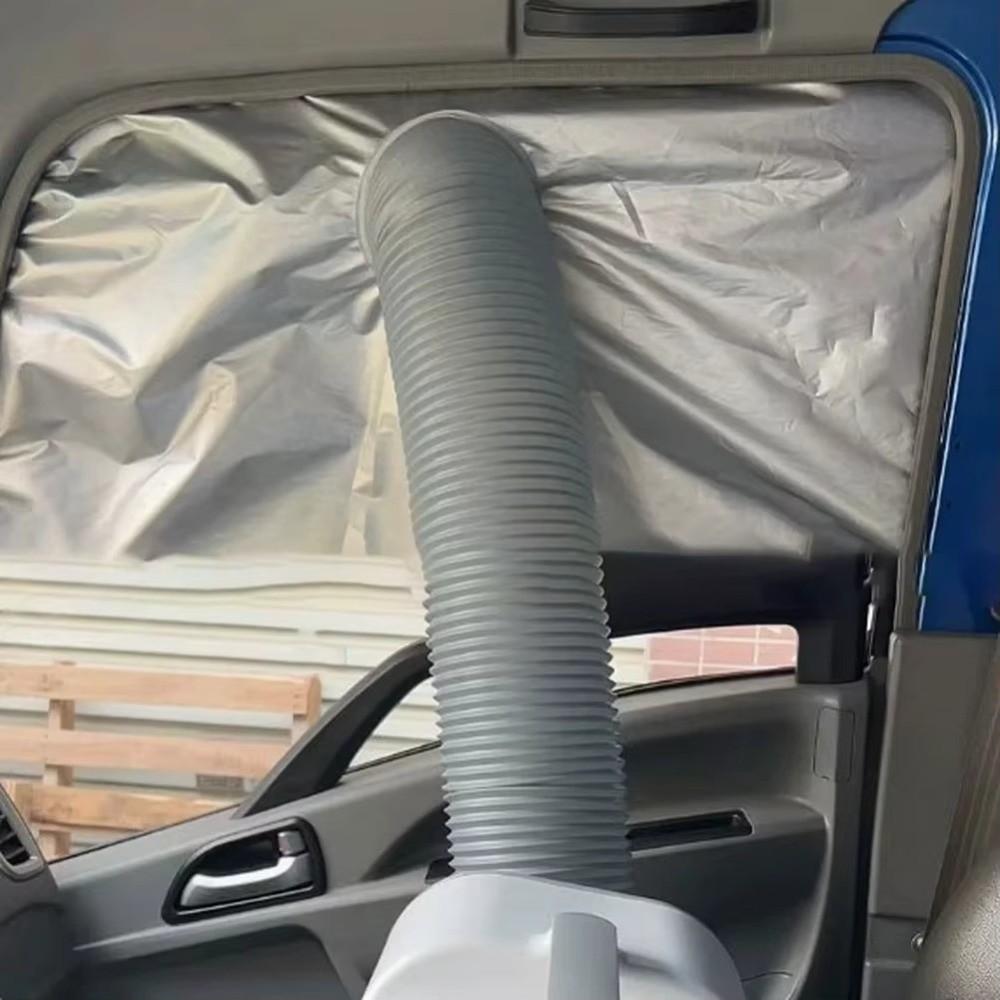 Heat Insulation Truck Portable Air Window Seal Cloth Thickened Shading Cover Vehicles Use