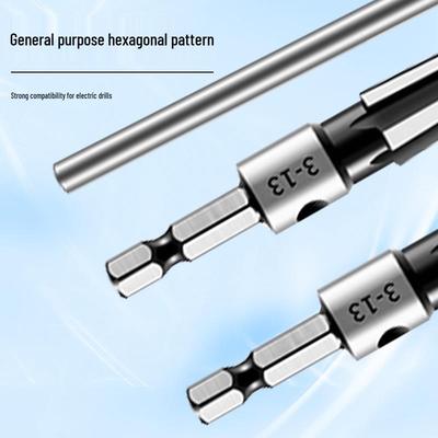 New Dual-Purpose Stainless Steel Taper Reamer for Woodworking & Machine Use