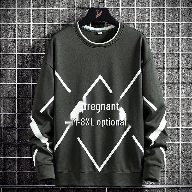

Men s Trendy Plus Size Round Neck Long Sleeve Sweatshirt 8XL