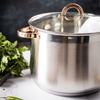 Garnek stalowy gastronomiczny duży 18.7L 32cm Rose Gold KLAUSBERG KB-7797