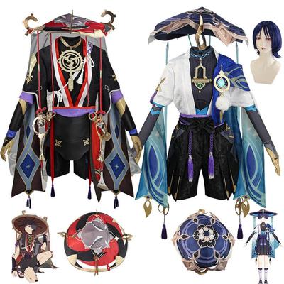 Scaramouche Cosplay Costume Genshin Impact Wanderer Cosplay Anime Two-Dimensional Anime Clothing Scaramouche Cosplay Outfit