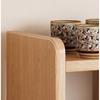 Solid Wood Cup Holder Rack, Japanese Desktop Mug Storage Organizer, Tea Set Display Stand for Kitchen & Home Office