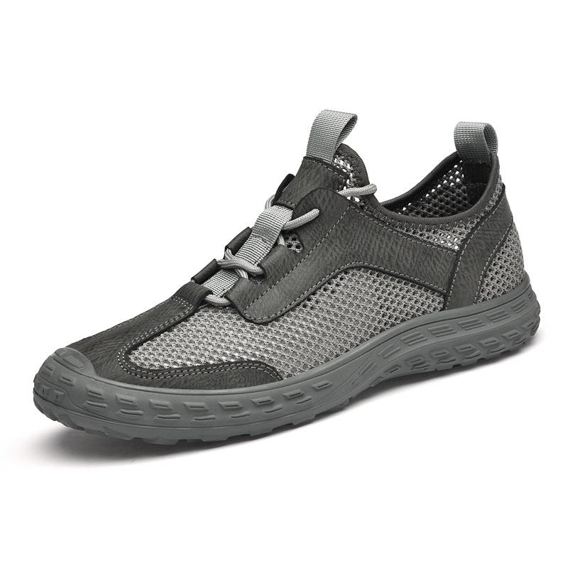 Men s Fly-Knit Mesh Shoes - Breathable, Low-Top Outdoor Hiking and Casual Off-Road Sneakers for Summer EU 41