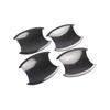 Car Chrome Door for Honda CR-V 3 CRV RE 2007~2011 Handle Cover Key Carbon Fiber Black Trim Catch Car Cap Stickers Accessories