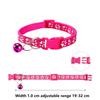 Cat Collar with Bell Necklace for Cat Strap Kitten Collar Armrests for Pets Breakaway Collar Anti-strangling Cat Necklace