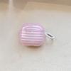 Niche Striped IMD Earphone Cover for Apple AirPods 1 /1 Generation Solid Color Creative Shell PRO1/PRO1 Anti-drop