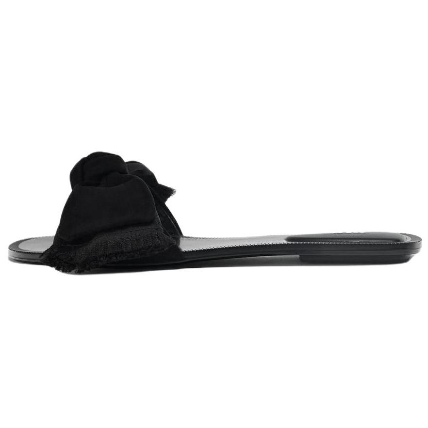 Zara Vintage Comfortable Slide Sandals Women Footwear Black 3618610800