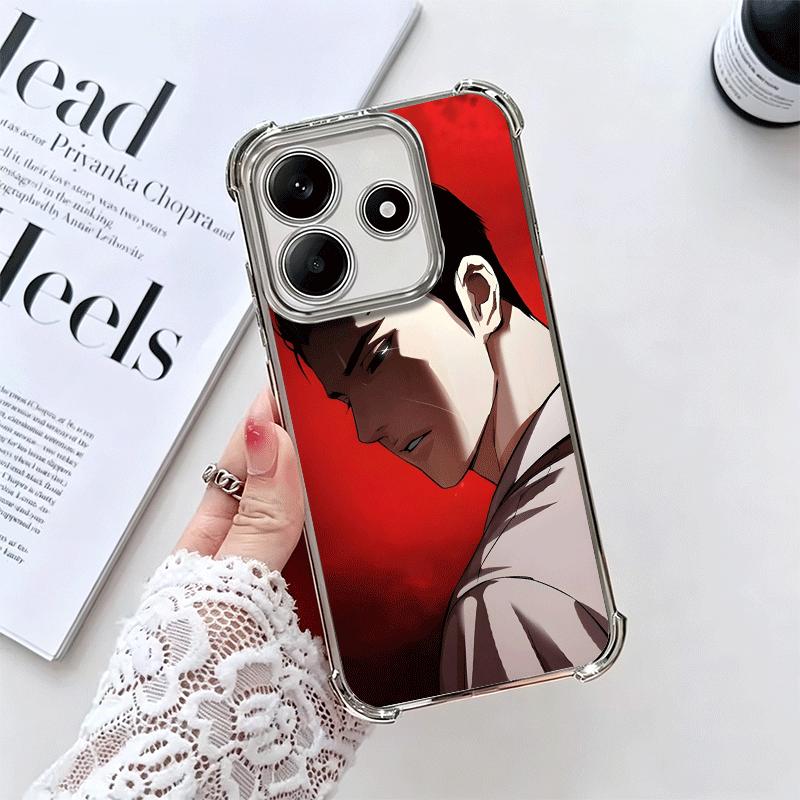 

Мягкий чехол для телефона L-Lookism Comics для Xiaomi Redmi Note 14 15 Pro Plus 13 12 11S 11T 5G 10 9S 9 Покрытие Защита от падения Fundas Redmi Note 12 4G