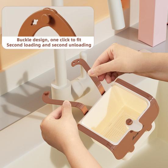 1/2Pcs Drain Basket Sink Food Catcher Simple Installation Compact Kitchen Easy to Clean Sink Strainer