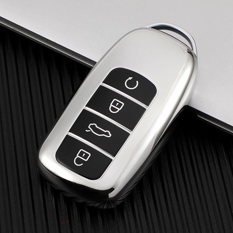 Compatible Key Case for Chery Arrizo 5, GX Tiggo 8/7/5X (2020 Model) - Includes Car Key Bag & Buckle