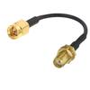 Pigtail SMA Socket / SMA Plug LMR100A 6GHz 20cm