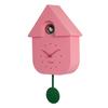 Horloge À Coucou Rose. Horloge Murale Avec Pendule Verte. Dimensions : 21,5 Cm X 8 Cm X 41,5 Cm. Matériau : Plastique ABS - FISURA