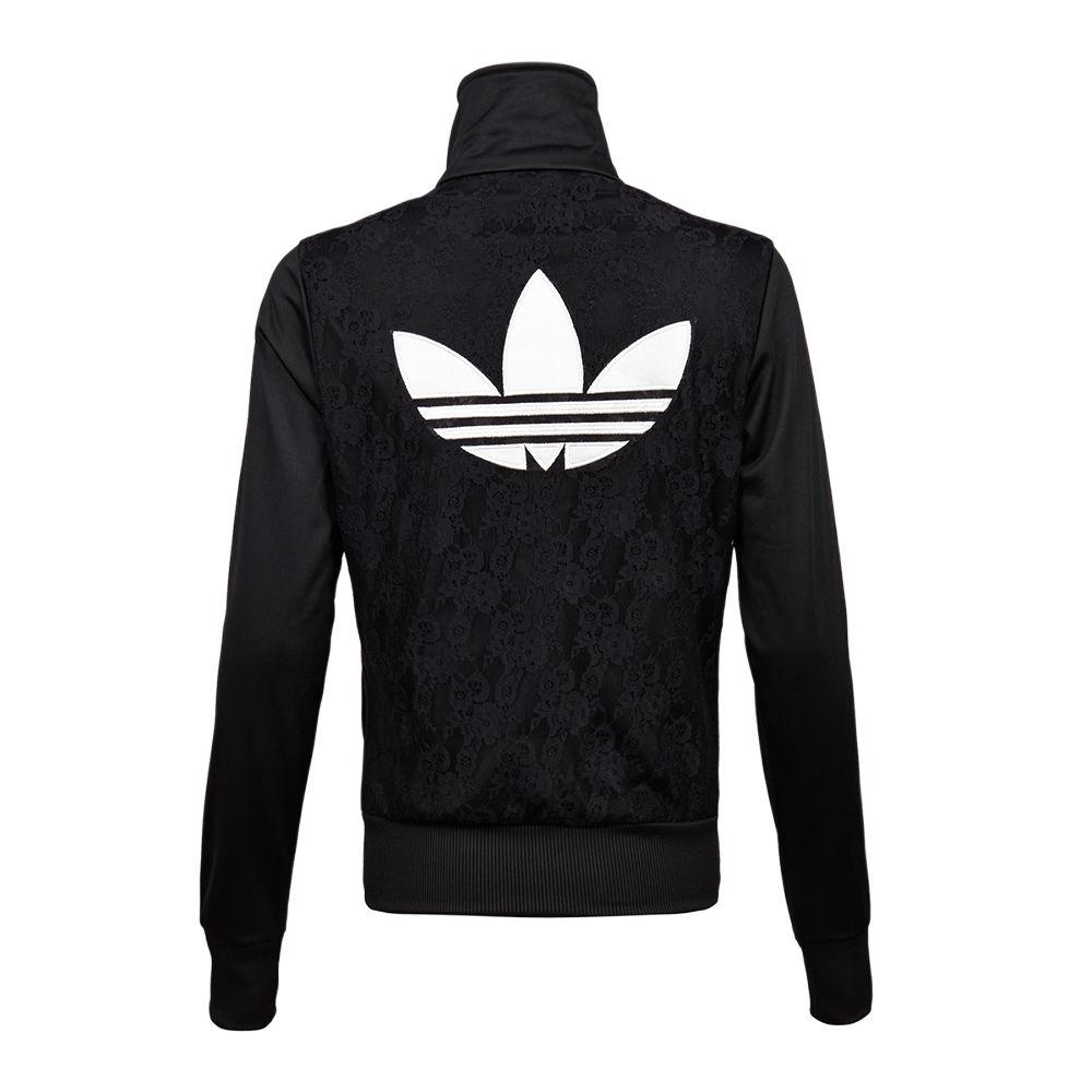 Adidas Originals Firebird Jachetă cu mâneci lungi, cu fermoar, călduroasă, durabilă, cu dungi, pentru femei M30461