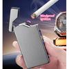 Home Multifunctional Dual Arc Windproof Cigarette Lighter Plasma Pulse Type-C Charging Men's Exquisite Small Gift