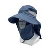 Face Neck Protection Beach Cap For Men Detachable Quick Drying Anti-Uv Bucket Hat All-Directional Shawl Sunscreen Hat Gifts