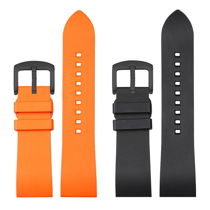 For Casio Mountaineering Sport Watch PRG-650Y/PRG-600 PRW-6600Y/GA2000/2200 Modified Fluororubber Watch Strap Men's Rubber Chain