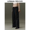 UR 2024 Spring Women's Multi-Pocket Wide-Leg Pants