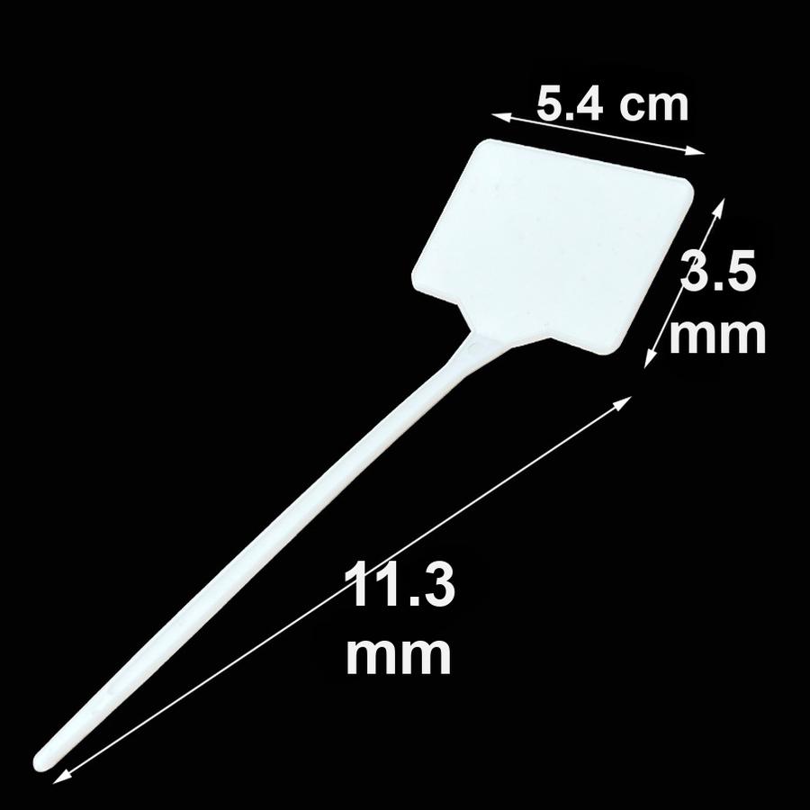 10 Stück Blumentopf Kunststoff Sukkulente Gartenmarkierer Pflanzenetikett Anhängeetikett