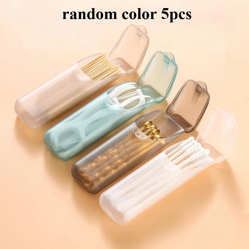 1pcs Mini Portable Storage Boxes - Compact Design for Easy Travel Carrying,Can Store Floss, Medicine,Toothpicks And Cotton Swabs