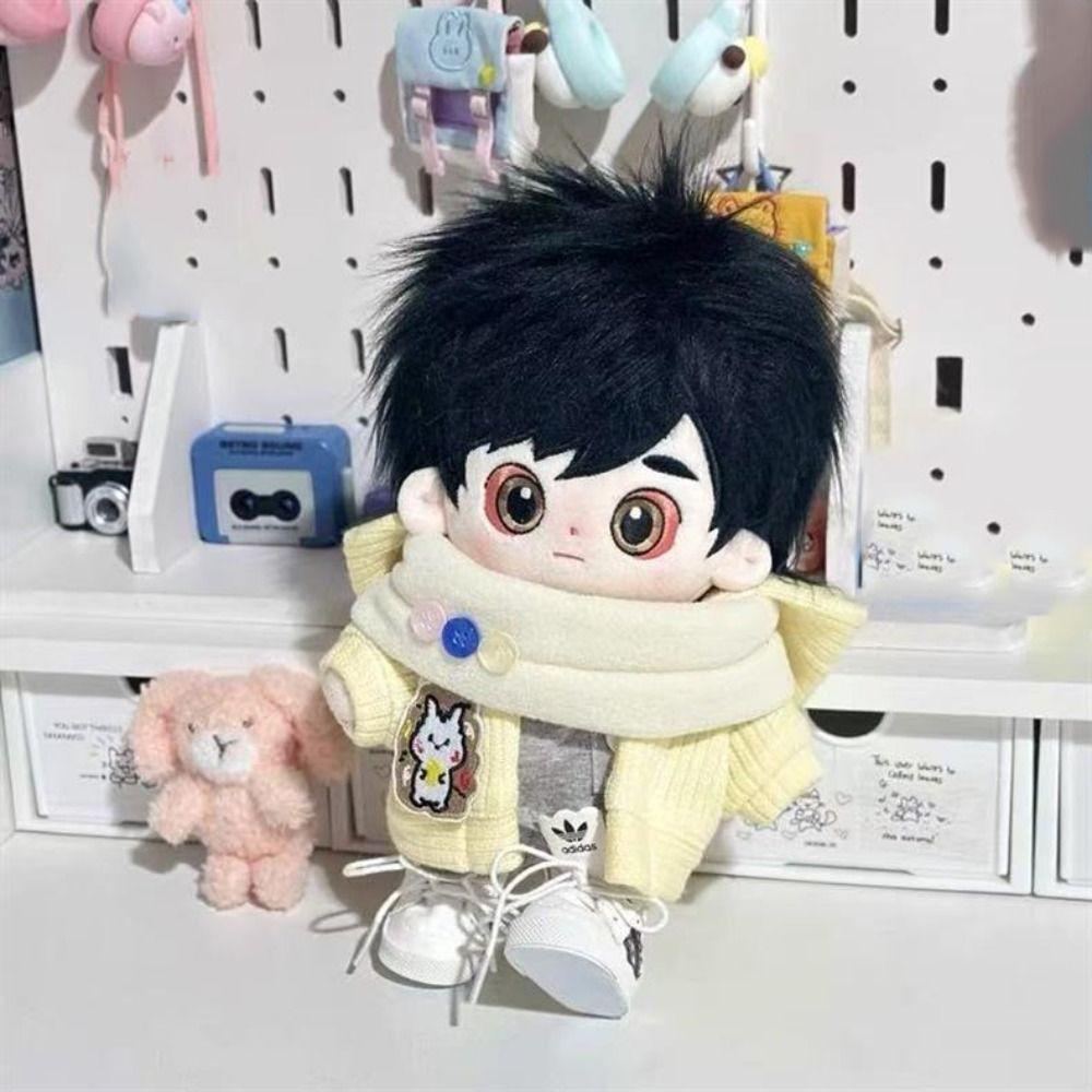 Cartoon T-shirt Cotton Doll's Clothes Outfit Plush Doll Clothes Dress 20cm Cotton Doll Clothes  Toy