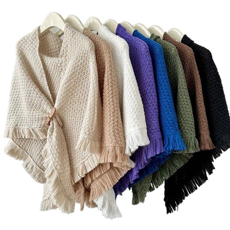 Elegant Triangular Shawl Scarf For Women Spring Autumn Winter