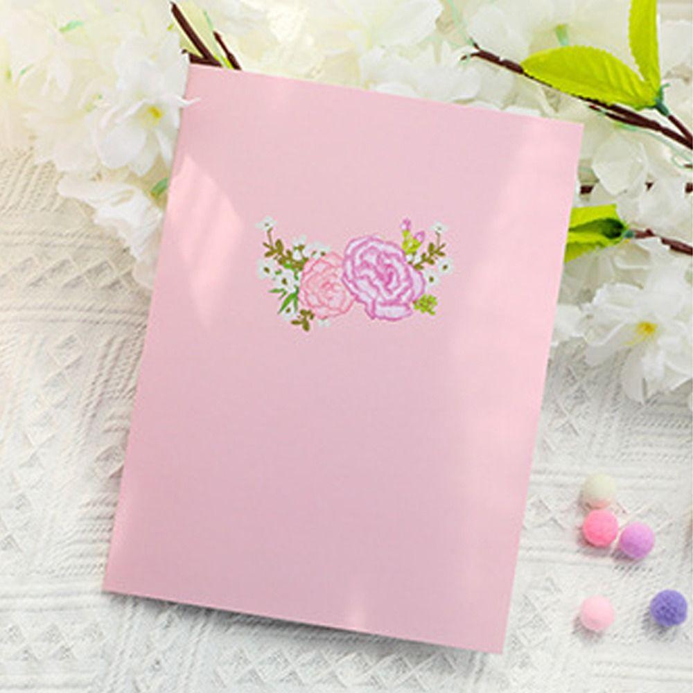 Exquisite 3D Pop Up Greeting Card Wishing Happy Birthday Blessing Card  Birthday Party Decoration