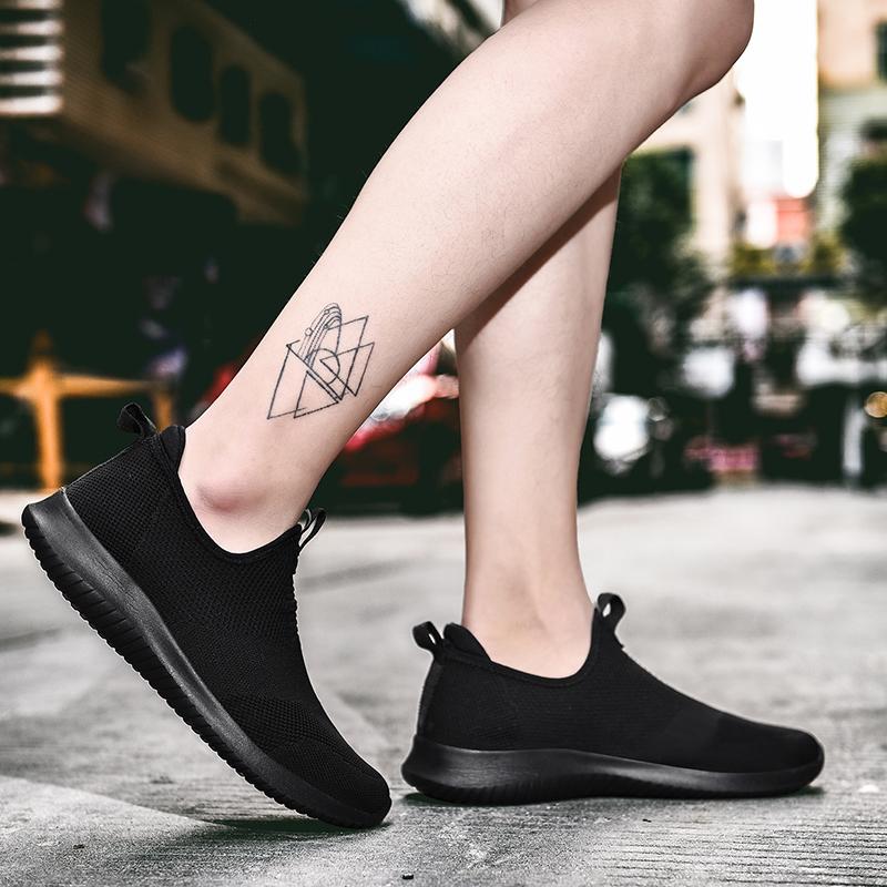 2025 Summer New Men Sports Shoes Breathable Mesh Shoes Couple Casual Comfort Lace Up Running Shoes Lightweight Walking 48 Shoes