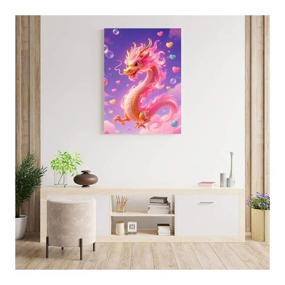 Fluid dragon diamond art 5D mosaic art diamond bead painting kit DIY/handmade painting handicraft kit diamond painting bead art handicraft kit (311)