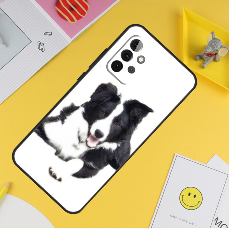 Border Collie Dog Case For Samsung Galaxy A53 A33 A23 A13 A06 A56 A16 A36 A55 A35 A17 A54 A34 A14 A52 A32 A15