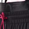 Emporio Armani EA7 Color Block Letter Number Drawstring Knitted Sports Pants Women bottoms Black 6RTP62-TNDAZ-1200