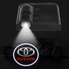 2 Piezas Luces de Bienvenida Inalámbricas HD con Logo en Puerta de Coche Proyector LED Decoración para Toyota TRD GR Yaris Rav4 E150 E120 Land Cruiser 200 Chr Corolla