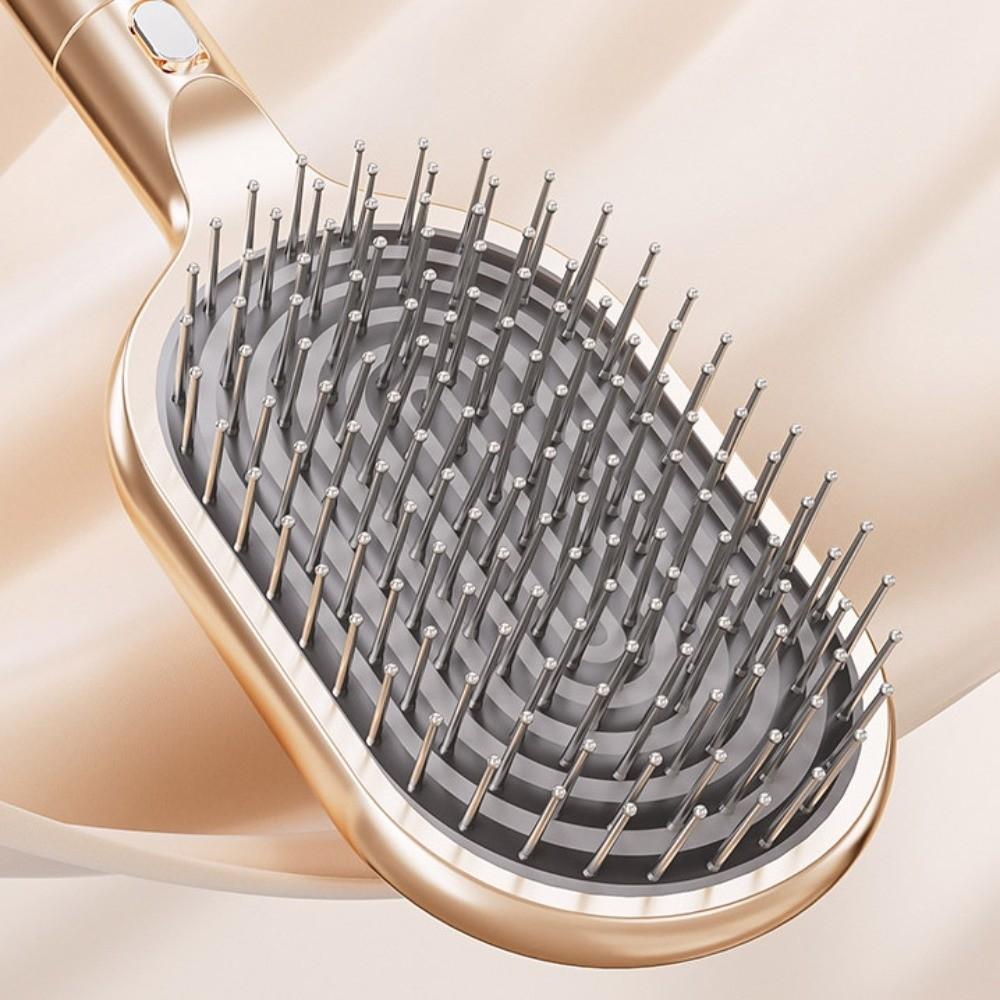 Cleaning Brush Air Cushion Comb Scalp Massage Hair Straightening Comb Steel Needle Comb  Daily Use
