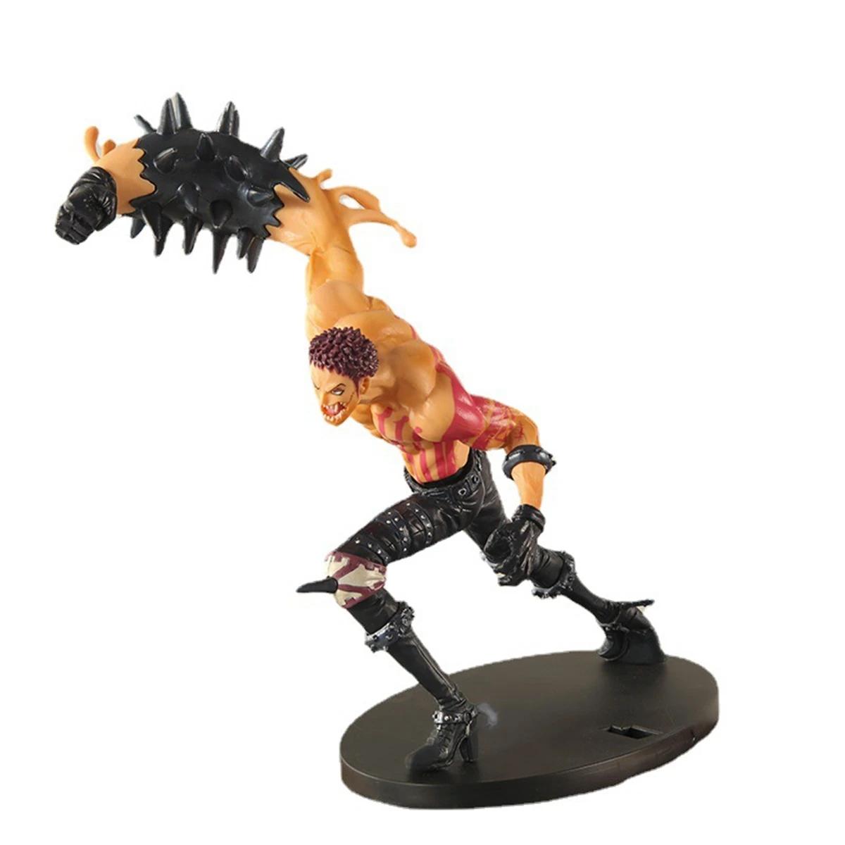 

23СМ Аниме One Piece Фигурка Боевая Форма Шарлотта Катакли Арт Фигурка Ручной Работы Украшение Коллекционная Модель Кукла Игрушка для Детей ПВХ Подвижная Сочлененная No box