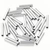 50/100PCS Copper Hollow Tube Spacer Beads Connectors Straight Bead for DIY Bracelet Necklace Jewelry Making Finding Accessories