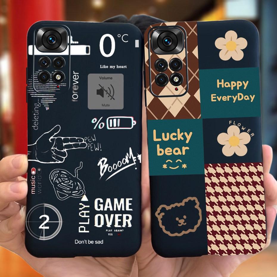 For Xiaomi Redmi Note 11 Pro Case Redmi Note 11 11S 4G Lovely Pattern Jelly Silicone Soft Cases Cover For Redmi Note11 S 11 Pro