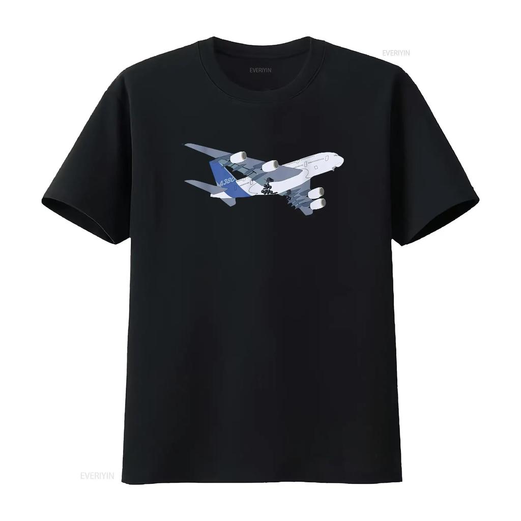 A380 SUPER JUMBO FLUGZEUG ERWACHSENE KINDER FLUGZEUG T-SHIRT vintage Gewaschen Bequem Weich Mann Streetwear Designer Kleidung Dehnbar