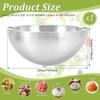 Stainless Steel Salad Bowls Egg Flour Mixing Basin Fruit Vegetable Noodle Container for Kitchen Tableware Baking Tool