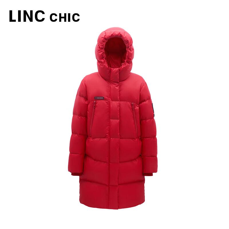Jinyujie Women's Mid-Length Thickened Hooded Puffer Down Jacket Y23606272
