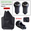Für OPEL VAUXHALL Zafira B 2005 2006 2007 2008 2009 2010 2011 2012 2013 2014 5 / 6 Gang Auto Schalthebelknauf mit Lederbalg