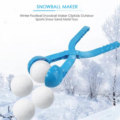 3D Large Round Snowball Maker Clip Winter Snowball Fight Children Beach Play Toy
