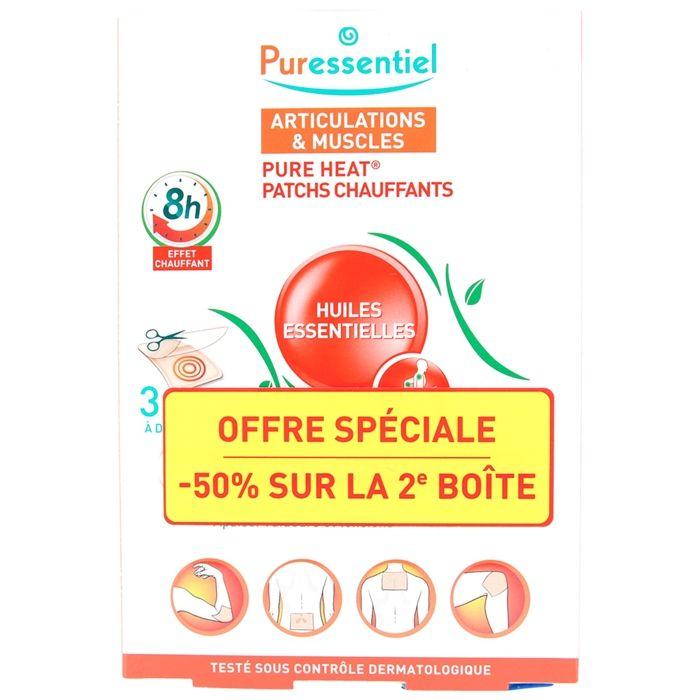 Puressentiel Articulations Patchs Chauffants Lot De 2 X 3 Patchs